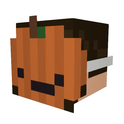 SpookyAndDat Minecraft avatar head, 3D render