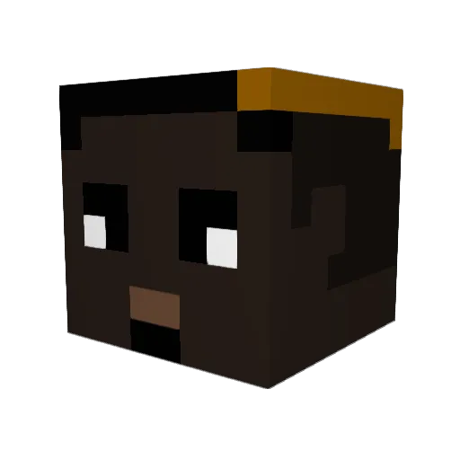 SpookyDoo023 Minecraft avatar head, 3D render