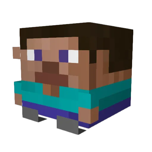 SpookyMaddi3 Minecraft avatar head, 3D render