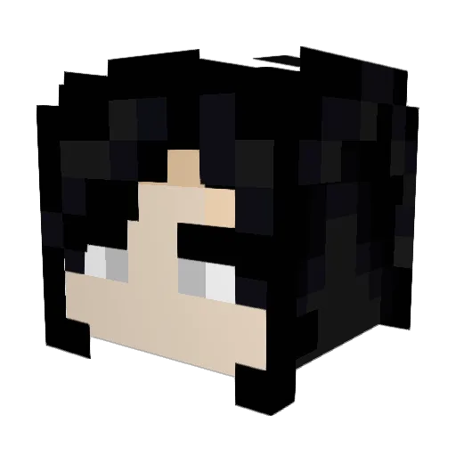 SpookyMeMe06 Minecraft avatar head, 3D render