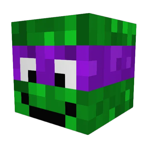 SpookyPhili120 Minecraft avatar head, 3D render