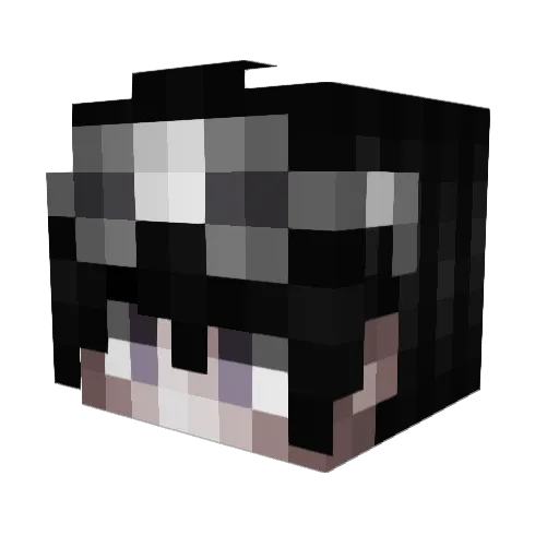 SpookyPistrun Minecraft avatar head, 3D render