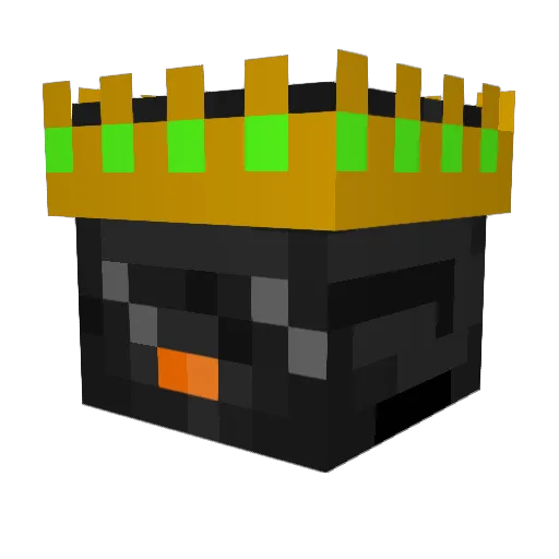 SpookyPix Minecraft avatar head, 3D render