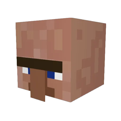 SpookyRhinnot Minecraft avatar head, 3D render