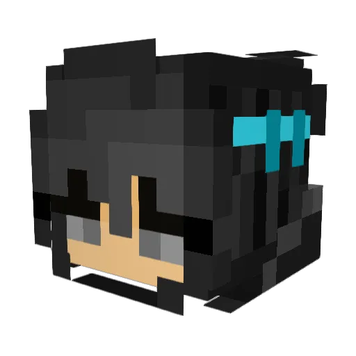 SpookyScynthians Minecraft avatar head, 3D render