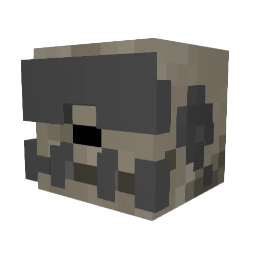 Spooky_Coffee Minecraft avatar head, 3D render