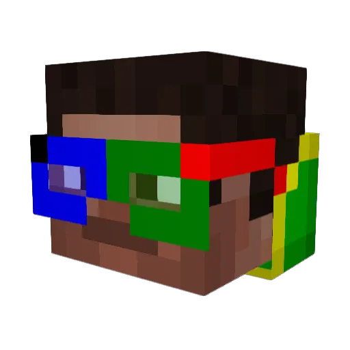 Spooky_Duke Minecraft avatar head, 3D render