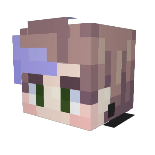 Spooky_Lukas Minecraft avatar head, 3D render