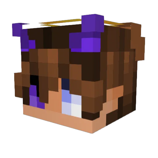 Spooky_Shark Minecraft avatar head, 3D render
