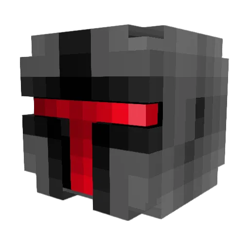 Spookyconch Minecraft avatar head, 3D render