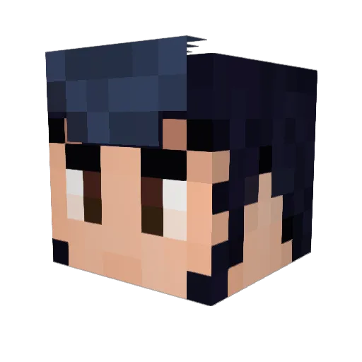 Spookydude94 Minecraft avatar head, 3D render