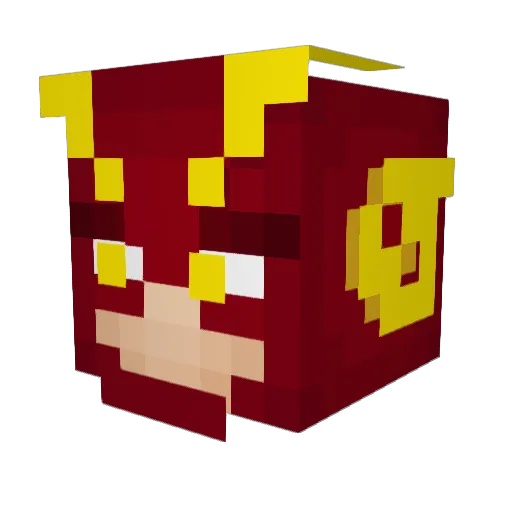 Spookymazou13 Minecraft avatar head, 3D render
