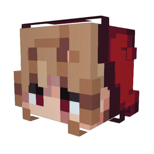 Spookys105 Minecraft avatar head, 3D render