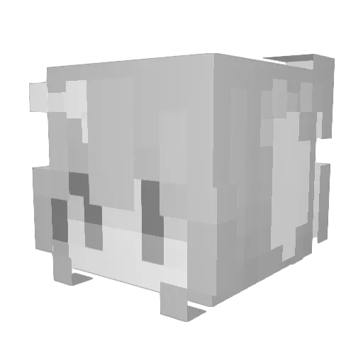 Spoon1450 Minecraft avatar head, 3D render