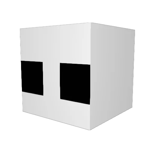 Spoon14 Minecraft avatar head, 3D render