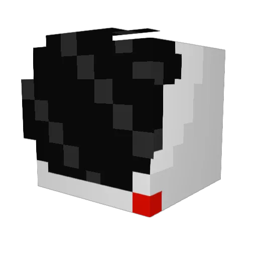 SpoonSammich Minecraft avatar head, 3D render