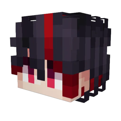 SpoonSteve Minecraft avatar head, 3D render