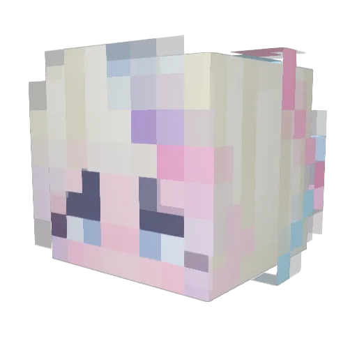 Spoon_licker Minecraft avatar head, 3D render