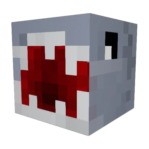 Spoooncer Minecraft avatar head, 3D render