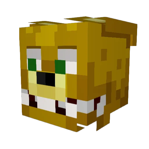 SpoopyAngie Minecraft avatar head, 3D render
