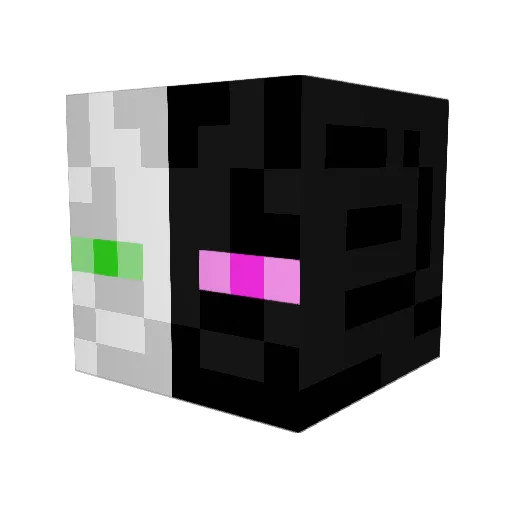 SpoopyPotate Minecraft avatar head, 3D render