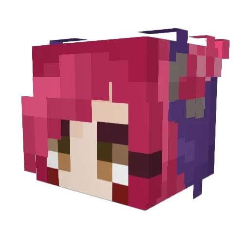 Spoopy_Korinthos Minecraft avatar head, 3D render