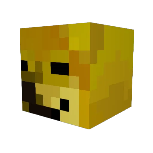 Spoosh9 Minecraft avatar head, 3D render