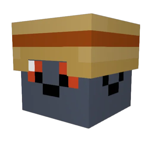 SporesTheBest Minecraft avatar head, 3D render