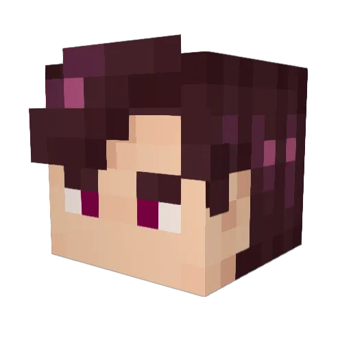 Spork_Me Minecraft avatar head, 3D render
