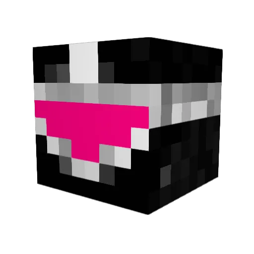 Sporkzilla Minecraft avatar head, 3D render