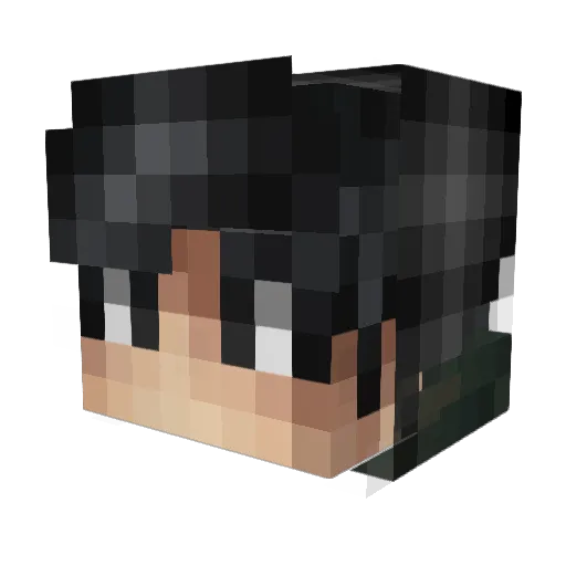 Sport6000 Minecraft avatar head, 3D render