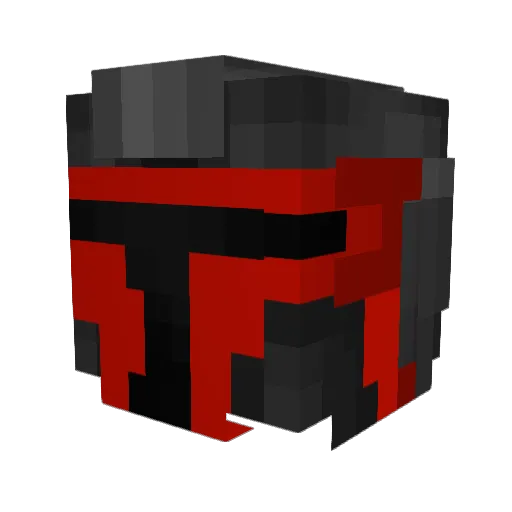 SportCards Minecraft avatar head, 3D render