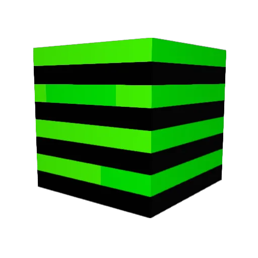 Sportiva Minecraft avatar head, 3D render