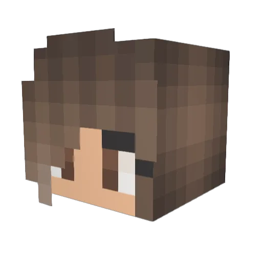 Sportsqueenx21 Minecraft avatar head, 3D render