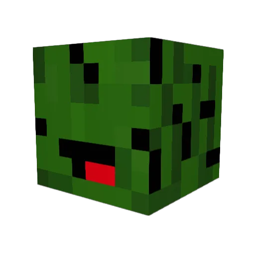 Sporty_Cactus Minecraft avatar head, 3D render