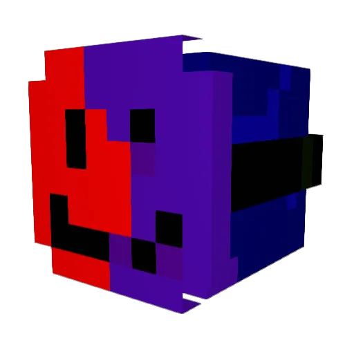 SpotChicken1618 Minecraft avatar head, 3D render