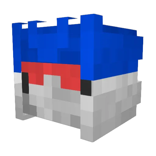 Spotbreadboi Minecraft avatar head, 3D render