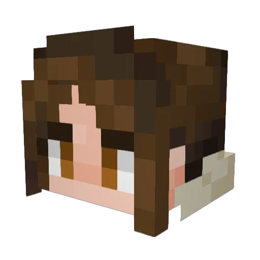 Spotedshadow Minecraft avatar head, 3D render