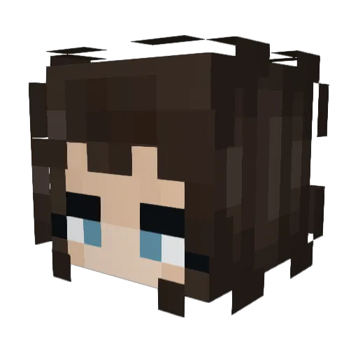 Spoth__ Minecraft avatar head, 3D render