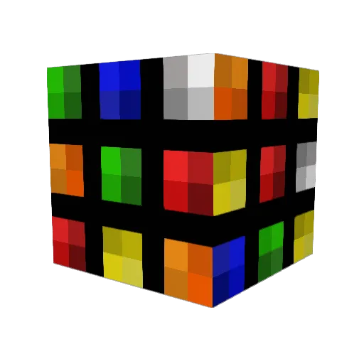 Spotnick Minecraft avatar head, 3D render