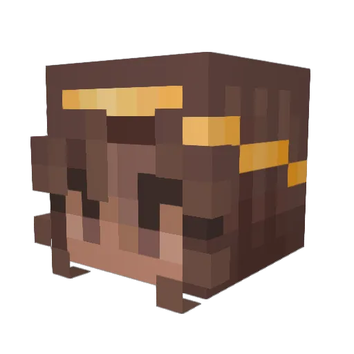 SpottedLeopardd Minecraft avatar head, 3D render