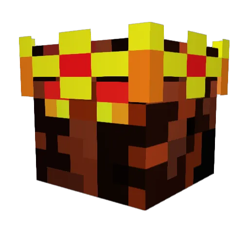 Spottero Minecraft avatar head, 3D render