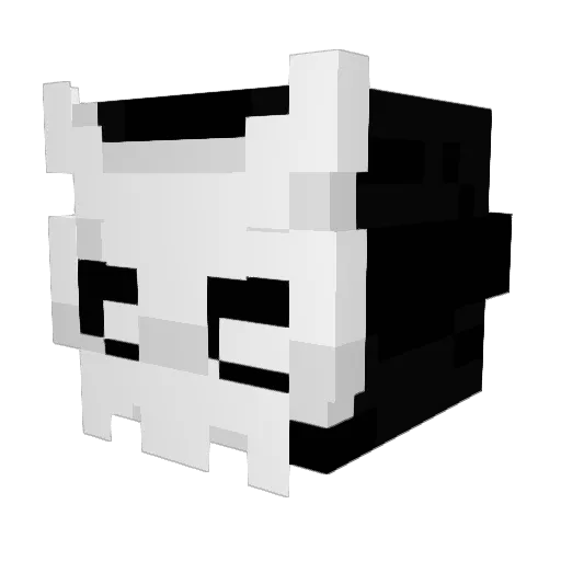 Spotty44 Minecraft avatar head, 3D render