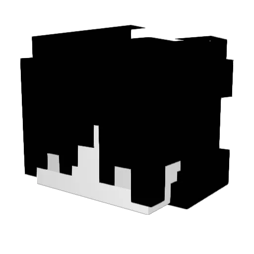 Spowell4242 Minecraft avatar head, 3D render
