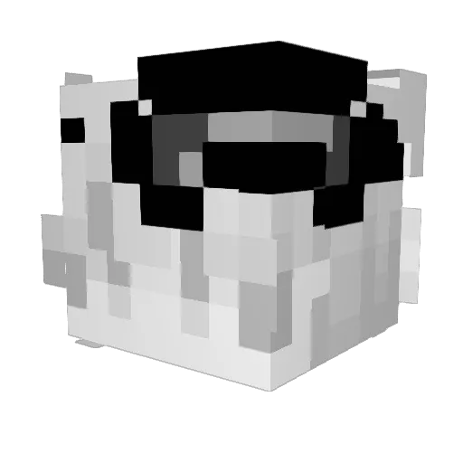 SppXQ Minecraft avatar head, 3D render