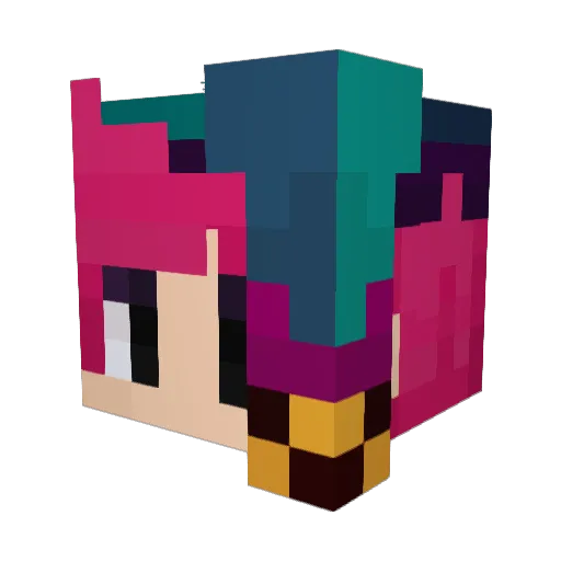 Spr3a7 Minecraft avatar head, 3D render