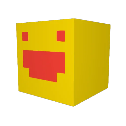 Sprainsfan Minecraft avatar head, 3D render