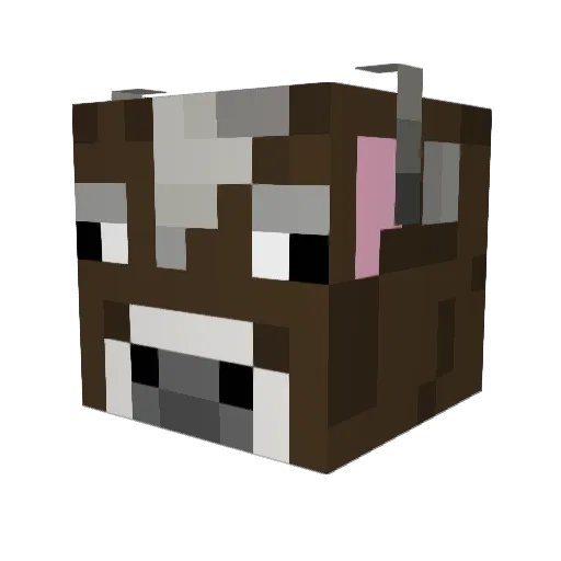 SprayOnSanity Minecraft avatar head, 3D render