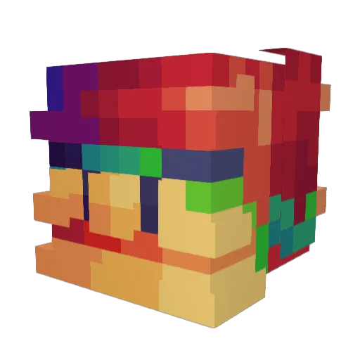 SpreadWig448046 Minecraft avatar head, 3D render