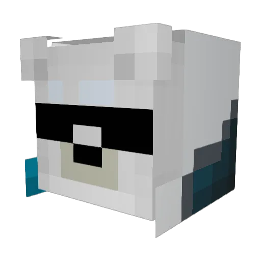 Spredix_ Minecraft avatar head, 3D render